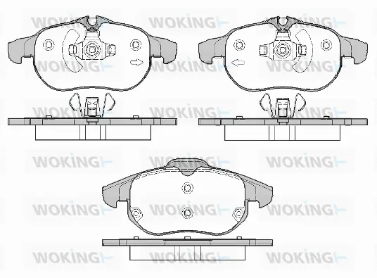 Brake Pad Set, disc brake (P9883.20)