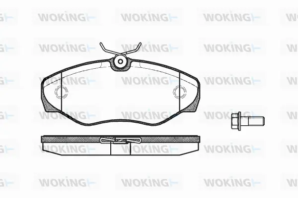 Brake Pad Set, disc brake (P9343.10)