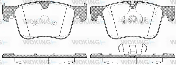 Brake Pad Set, disc brake (P14603.00)