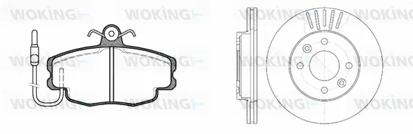 Brake Kit, disc brake (80413.01)