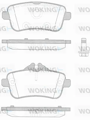 Brake Pad Set, disc brake (P14033.10)
