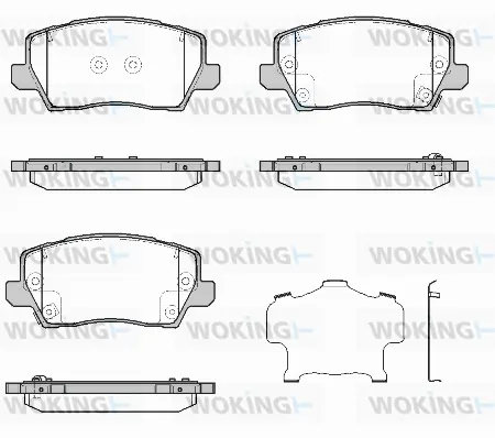 Brake Pad Set, disc brake (P19033.02)