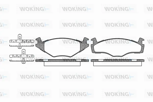 Brake Pad Set, disc brake (P0713.60)
