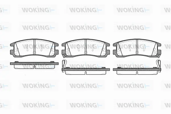 Brake Pad Set, disc brake (P4663.22)