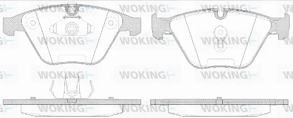 Brake Pad Set, disc brake (P9573.50)