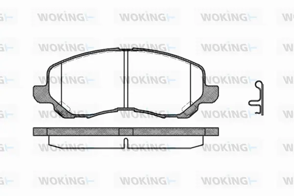 Brake Pad Set, disc brake (P9043.12)