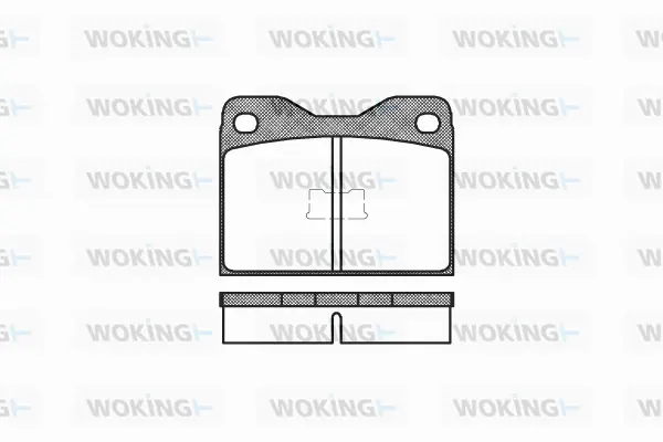 Brake Pad Set, disc brake (P1083.10)