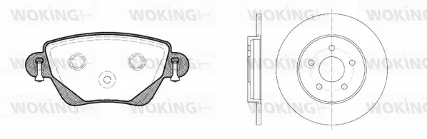 Brake Kit, disc brake (86773.00)