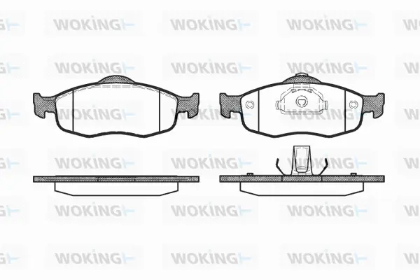 Brake Pad Set, disc brake (P5323.00)
