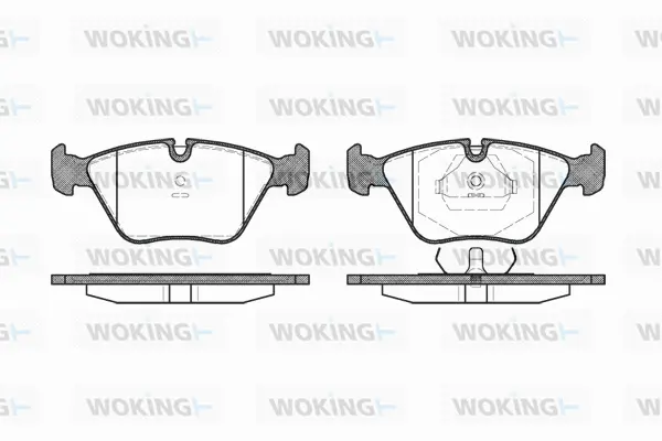 Brake Pad Set, disc brake (P3703.10)