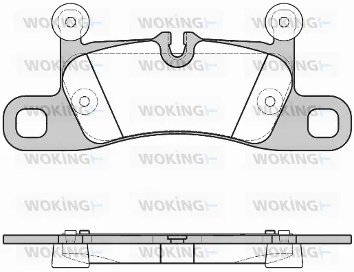 Brake Pad Set, disc brake (P12793.40)