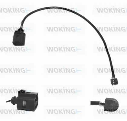 Warning Contact, brake pad wear (001108)