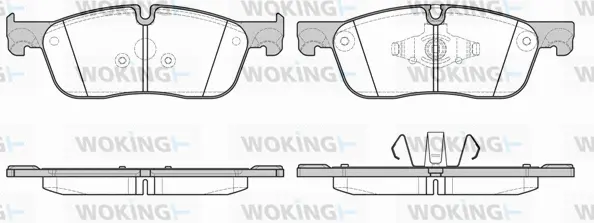 Brake Pad Set, disc brake (P17333.00)
