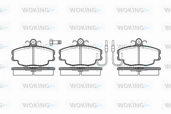 Brake Pad Set, disc brake (P0413.02)