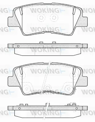 Brake Pad Set, disc brake (P12623.52)