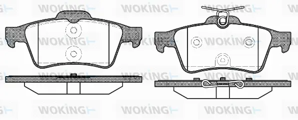Brake Pad Set, disc brake (P9423.40)