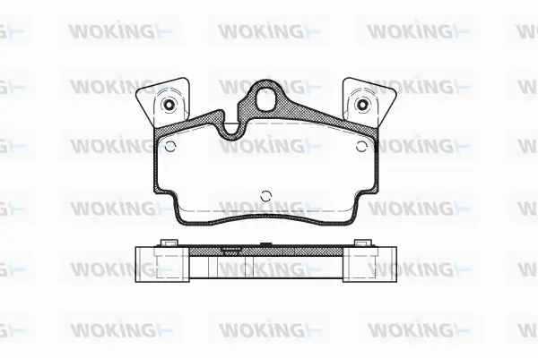 Brake Pad Set, disc brake (P8963.10)