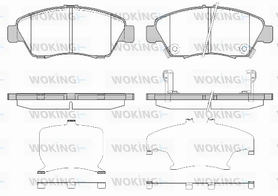Brake Pad Set, disc brake (P5183.32)