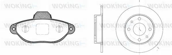 Brake Kit, disc brake (85143.00)