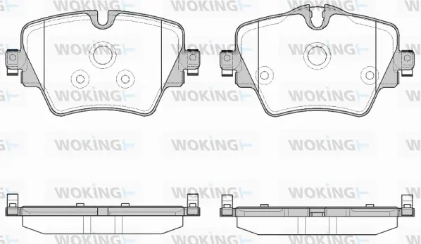 Brake Pad Set, disc brake (P17253.08)