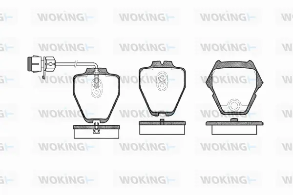 Brake Pad Set, disc brake (P6523.12)