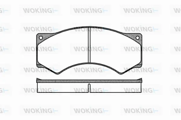 Brake Pad Set, disc brake (P3773.00)