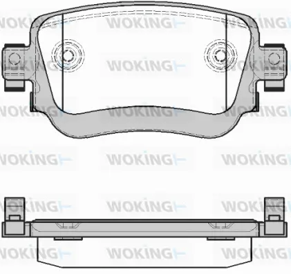 Brake Pad Set, disc brake (P14493.28)