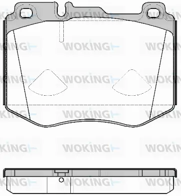 Brake Pad Set, disc brake (P17043.00)