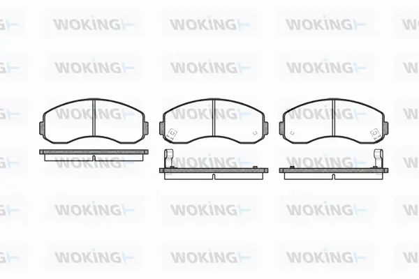 Brake Pad Set, disc brake (P7193.02)