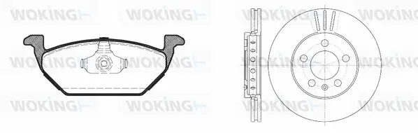Brake Kit, disc brake (87333.02)