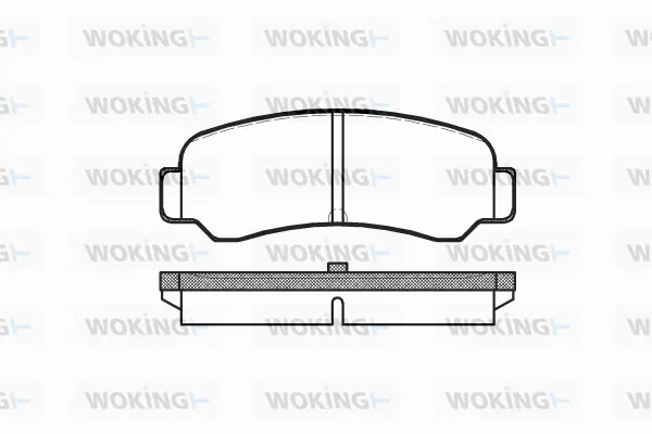 Brake Pad Set, disc brake (P3003.00)