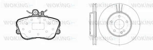 Brake Kit, disc brake (85453.02)