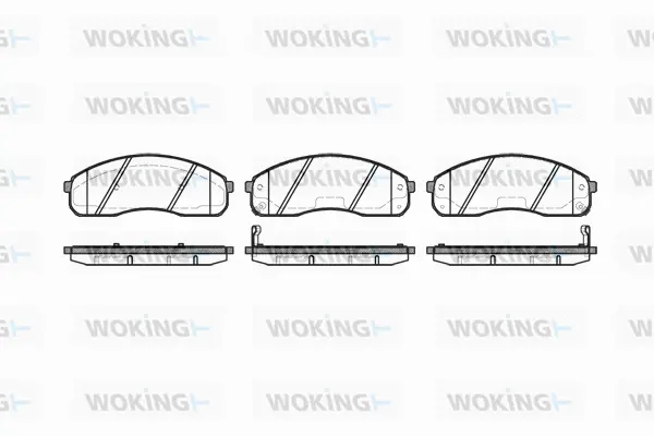 Brake Pad Set, disc brake (P9213.02)