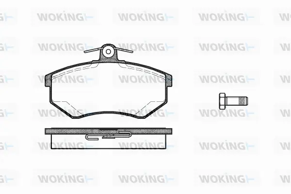 Brake Pad Set, disc brake (P0343.20)