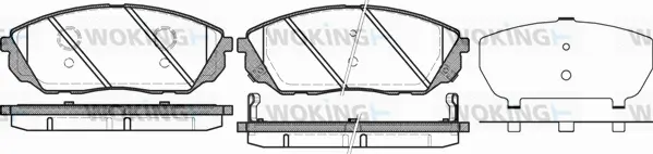 Brake Pad Set, disc brake (P11413.12)