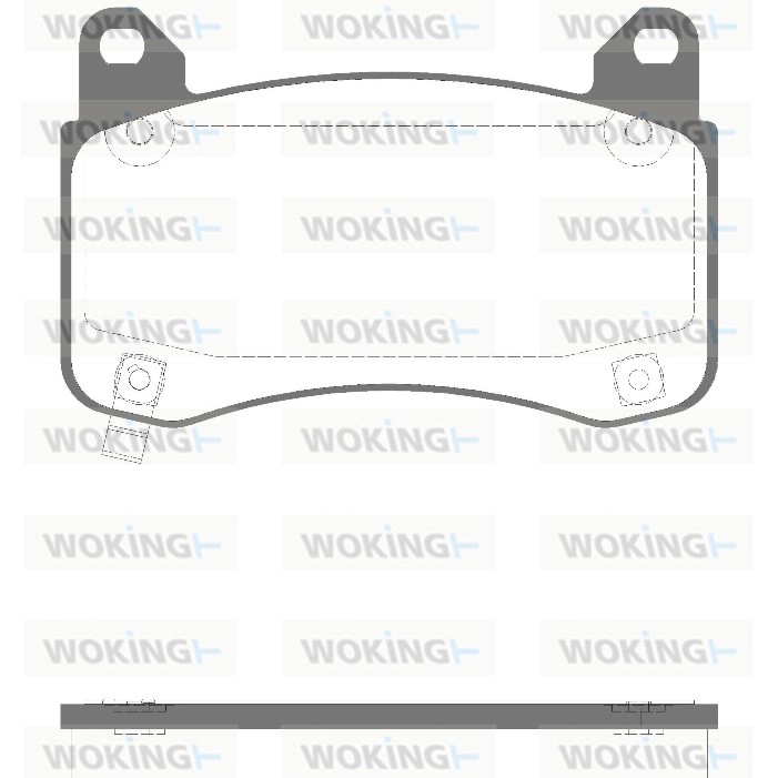 Brake Pad Set, disc brake (P18923.04)