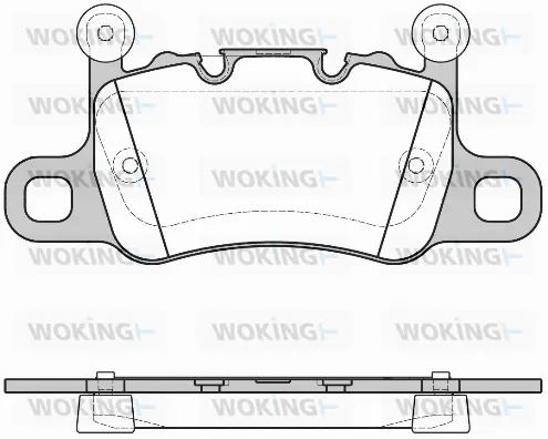 Brake Pad Set, disc brake (P14983.10)