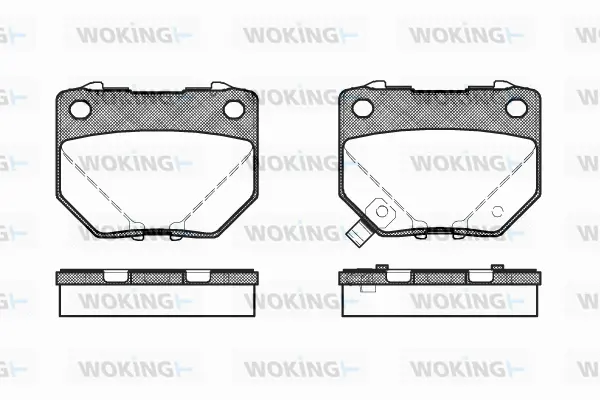 Brake Pad Set, disc brake (P2653.21)