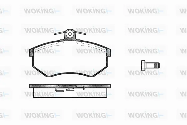 Brake Pad Set, disc brake (P0343.00)