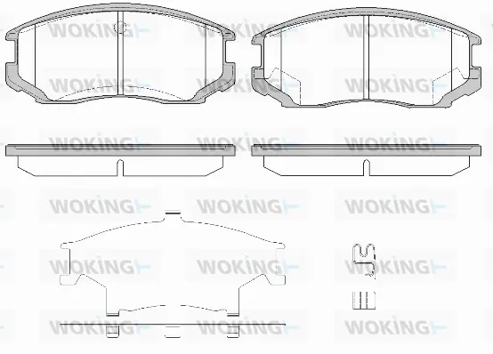 Brake Pad Set, disc brake (P2573.32)