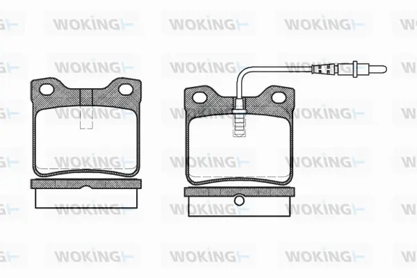 Brake Pad Set, disc brake (P2213.02)