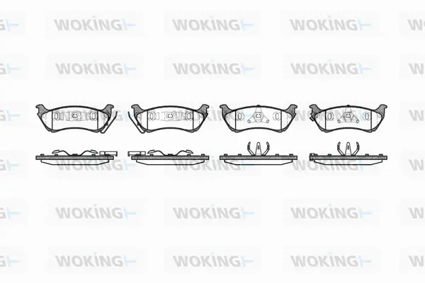 Brake Pad Set, disc brake (P7983.01)