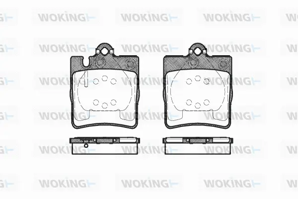 Brake Pad Set, disc brake (P6093.10)
