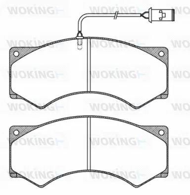Brake Pad Set, disc brake (JSA 3773.41)