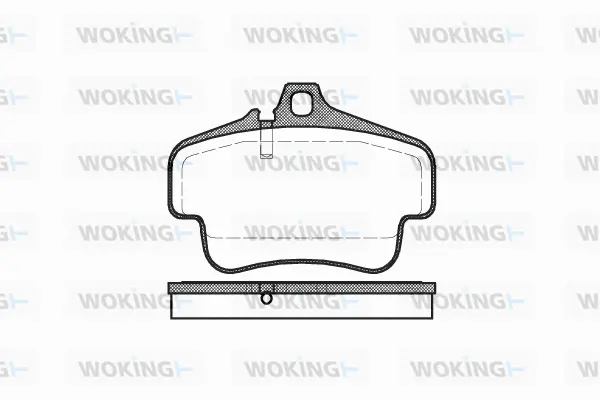 Brake Pad Set, disc brake (P6733.00)