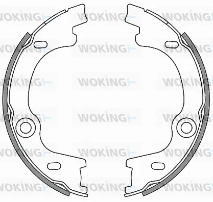 Brake Shoe, parking brake (Z4630.00)