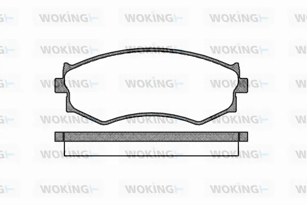 Brake Pad Set, disc brake (P3873.00)