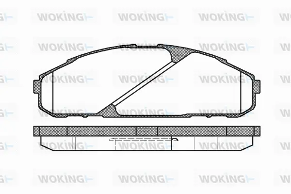 Brake Pad Set, disc brake (P4073.00)