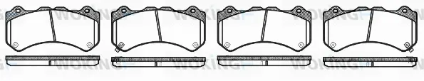 Brake Pad Set, disc brake (P12763.02)