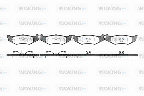 Brake Pad Set, disc brake (P5933.00)